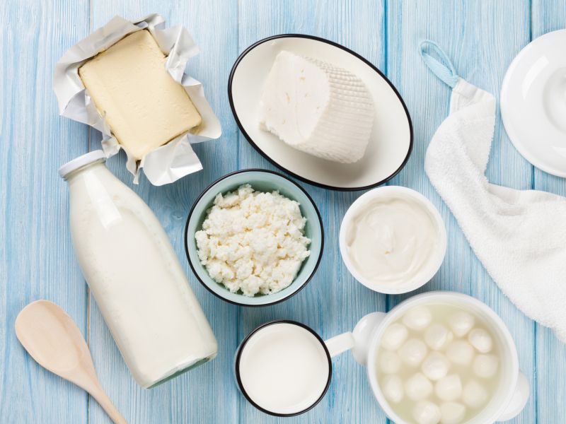 Vitamin B2 in Milch und Milchprodukten
