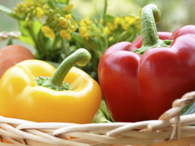 Lebensmittel mit Vitamin E: Paprika