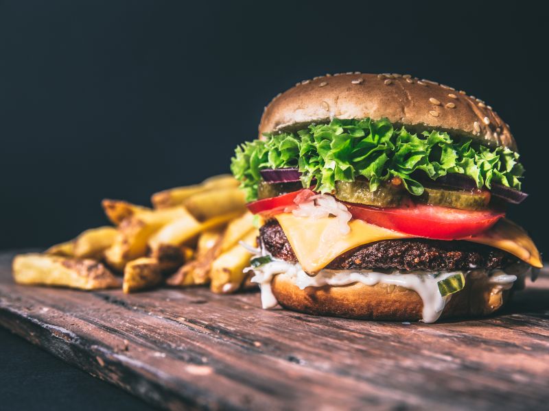 Leberentgiftung: Auf Fastfood verzichten
