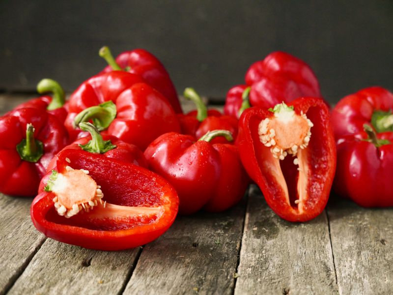 Lebensmittel mit Vitamin E: Paprika