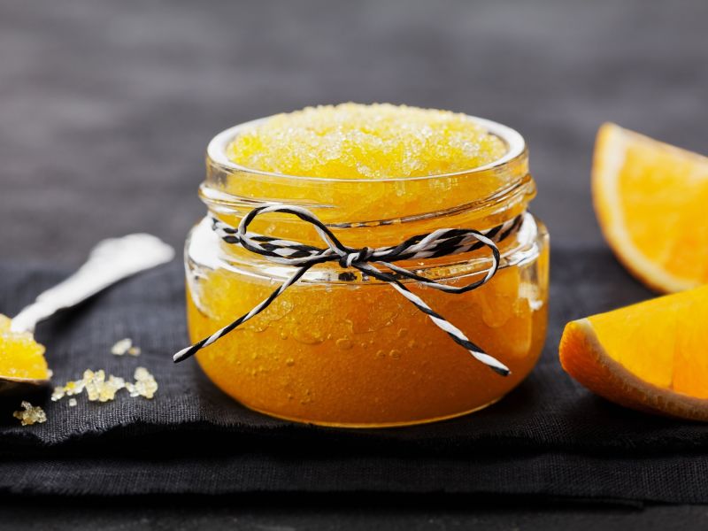 Fruchtiges Orangen-Peeling
