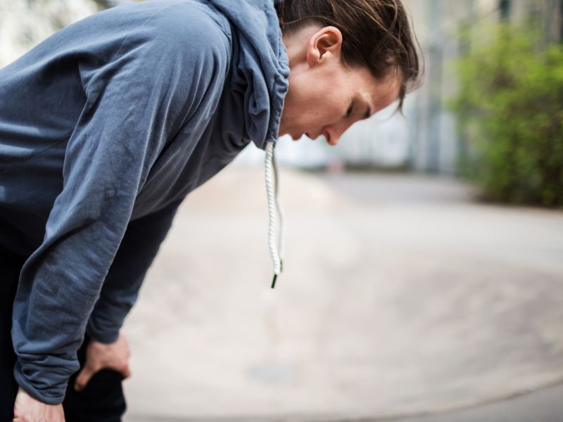 Symptom bei COPD: Atemnot