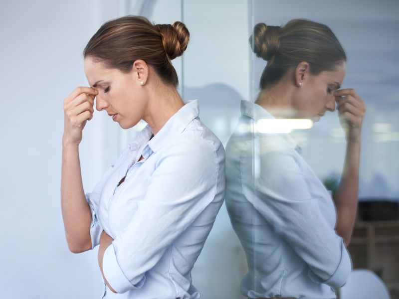 Stress kann Sodbrennen verursachen