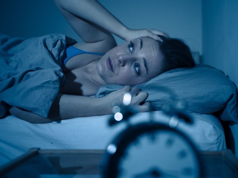 Cortisol erhöht: Schlafstörungen