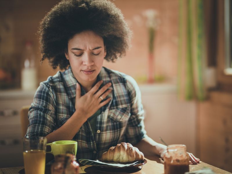 Magengeschwür: Völlegefühl ist Symptom