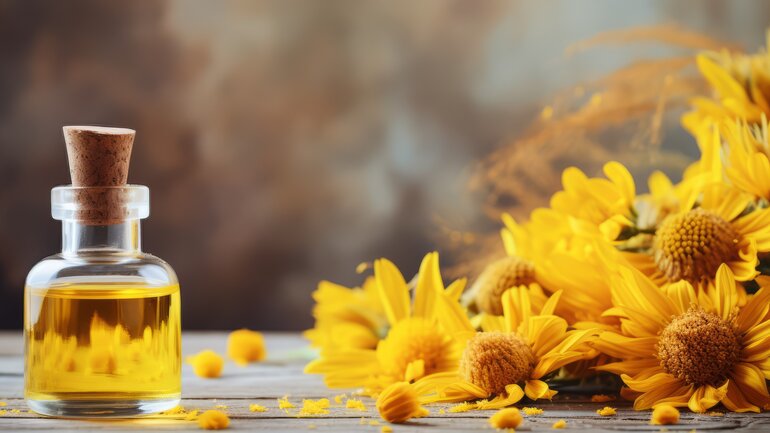 Arnica mit Fläschchen