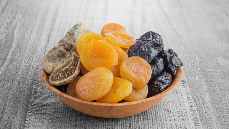 Abführende Lebensmittel: Trockenobst