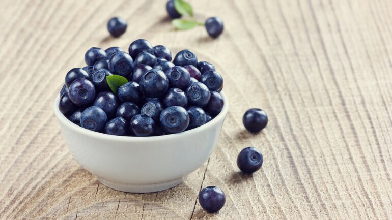 Reich an Antioxidantien: Heidelbeeren