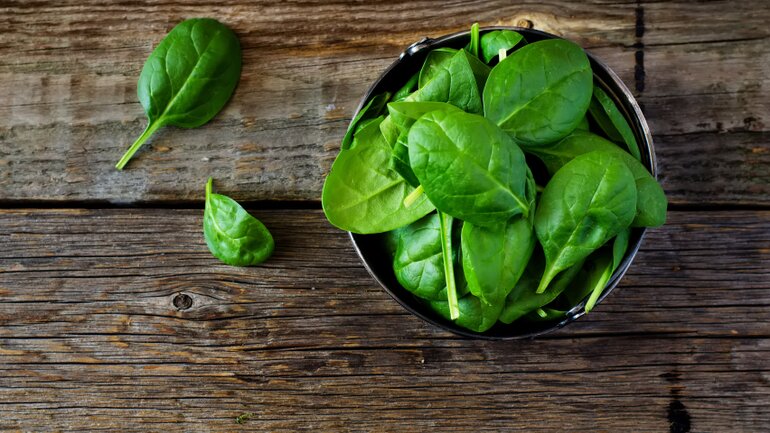 Antioxidantien: Spinat ist ein wichtiges Lebensmittel