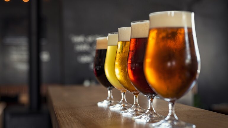 Bier wirkt blähend