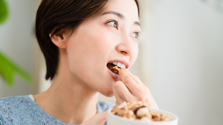 Nüsse sind leckeres Brainfood