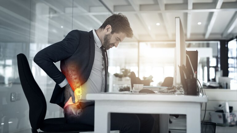 Rückenschmerzen als Symptom für Burnout?