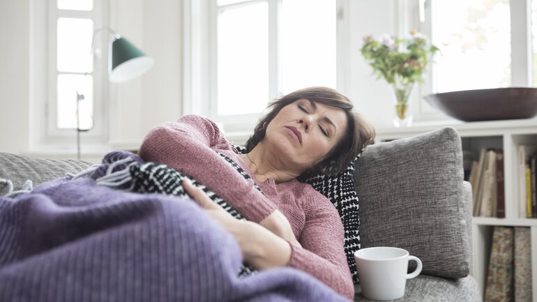 Starke Erschöpfung und allgemeines Krankheitsgefühl