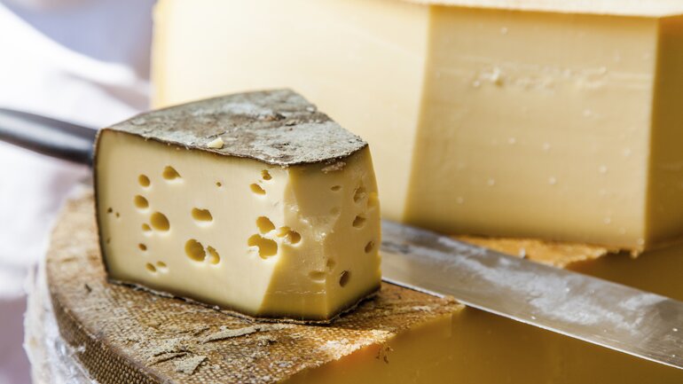 Naturbelassener Käse ist glutenfrei