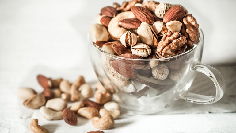 Glutenfrei: Nüsse und Kerne