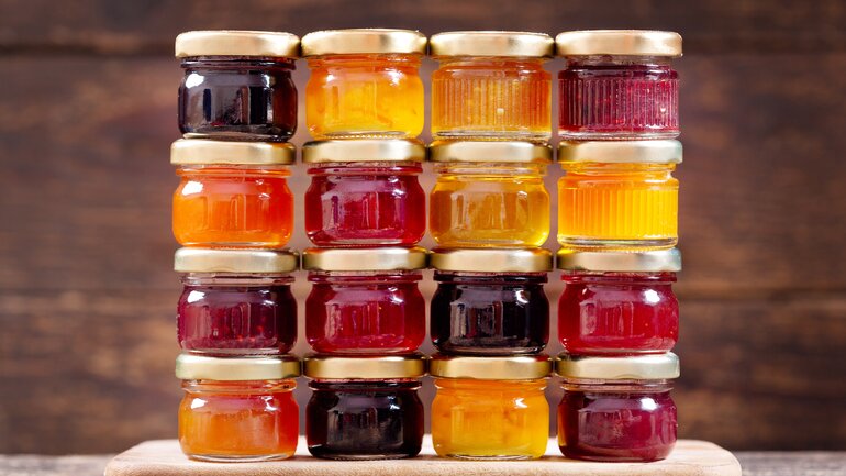Marmelade, Konfitüre und Fruchtsaft
