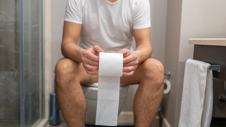 Gefühl der unvollständigen Darmentleerung ist Symptom