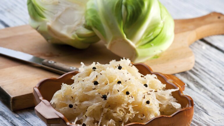 Hausmittel gegen Sodbrennen: Sauerkraut