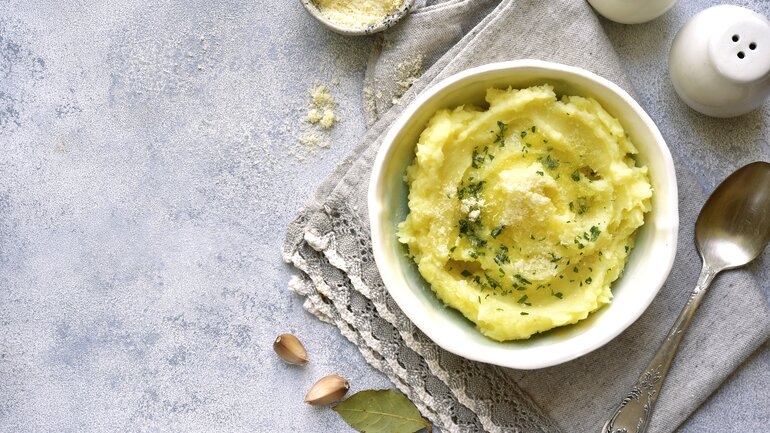 Hausmittel gegen Übelkeit: Kartoffelpüree