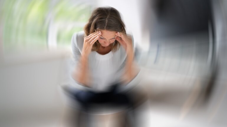 Schwindel ist neurologisches Symptom bei Hirntumor
