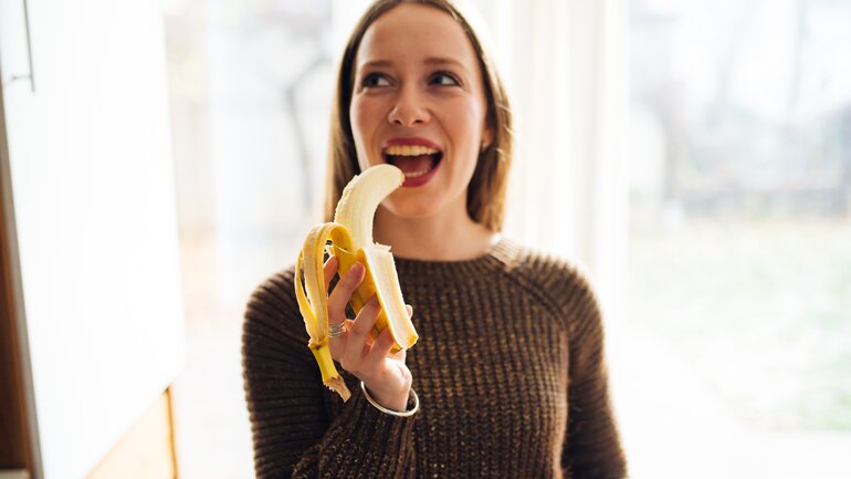 Auch Bananen liefern Kalium