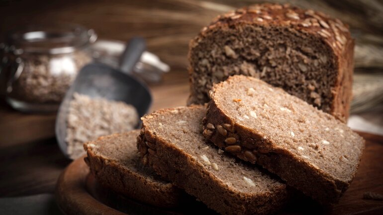 Lebensmittel gegen Allergien: Vollkornbrot