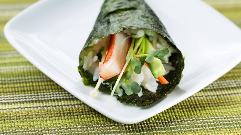 Vitamin B12-reich: Nori-Blätter