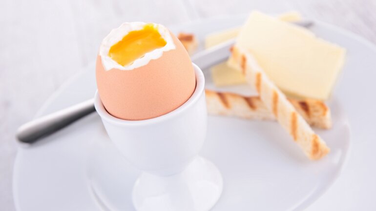 Eier sind reich an Vitamin B 12