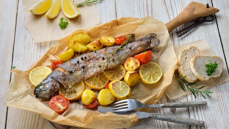 Omega 3 in Forelle und Karpfen