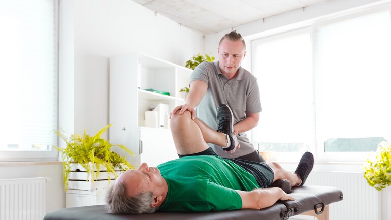 Physipotherapie bei Leistenzerrung