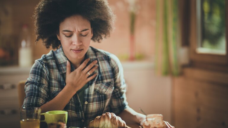 Magengeschwür: Völlegefühl ist Symptom
