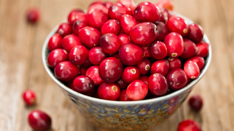 Auch Cranberries sind natürliche Antibiotika