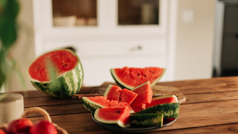 Wassermelone hat wenig Fruchtzucker