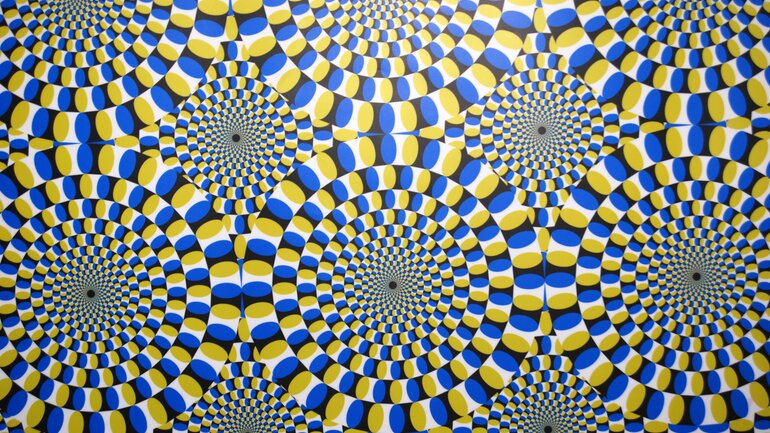 Optische Täuschung von Akiyoshi Kitaoka