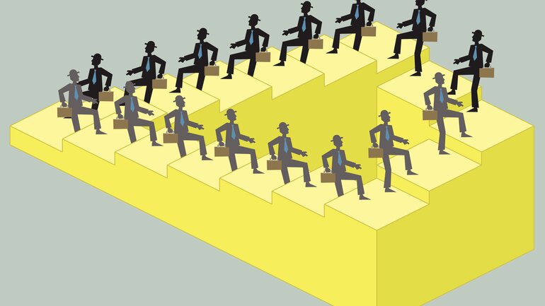 Optische Täuschung: Endlose Treppe