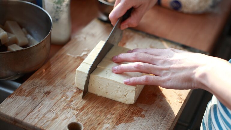 Lebensmittel mit Oxalsäure: Tofu