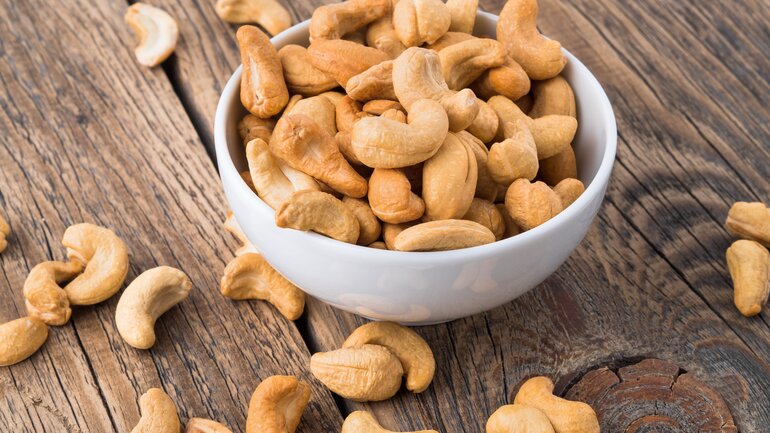 Lebensmittel mit Oxalsäure: Cashewkerne
