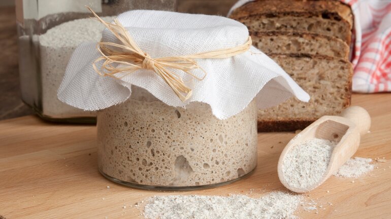 Sauerteig enthält Probiotika