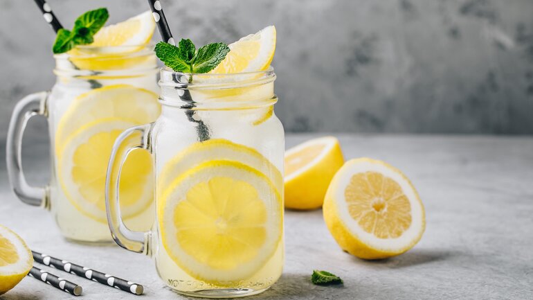 Purinfreie Limonade