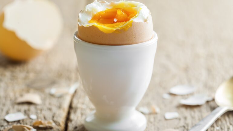 Purinarmes Frühstück: Hühnerei