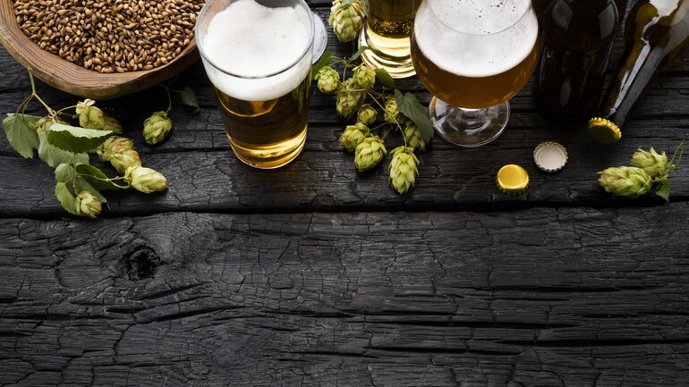 Bier enthält kaum Purine