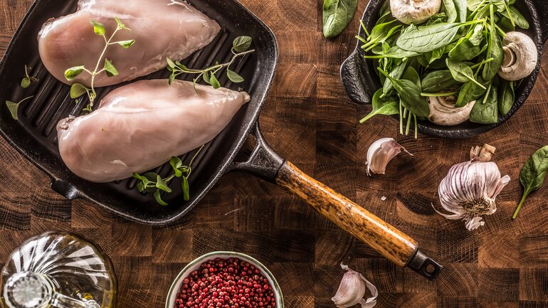 Putenfleisch enthält Purine