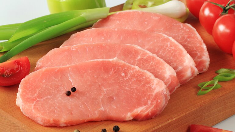 Mageres Schweine, Kalb- und Rindfleisch