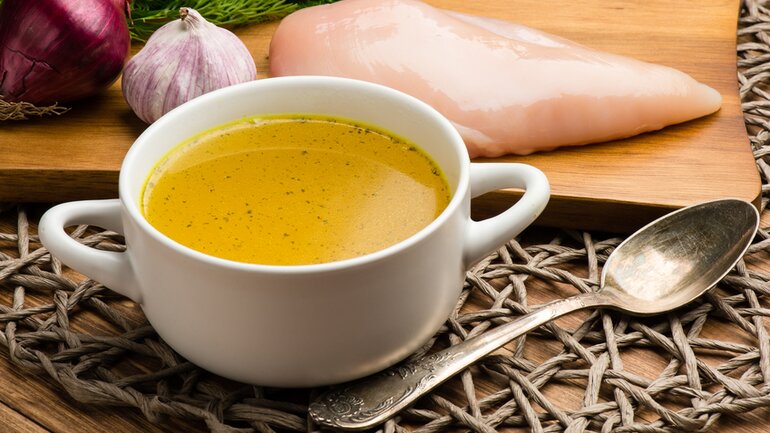 Fleischbrühe ist sehr purinhaltig