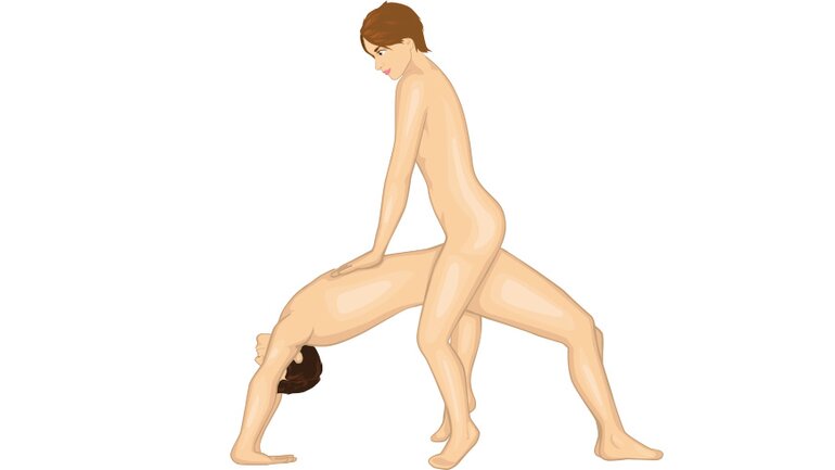 Sexstellungen mit großem Penis: 2. Der Brückenpfeiler