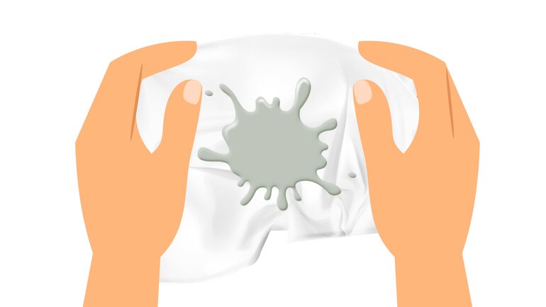 Gräuliches Sputum
