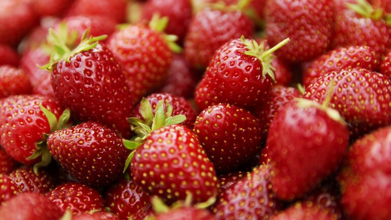 Platz 12: Erdbeeren enthalten Vitamin C