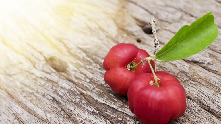 Platz 1: Acerolakirsche enthält am meisten Vitamin C