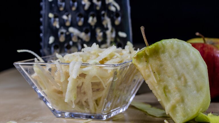 Geriebenen Apfel bei Durchfall essen