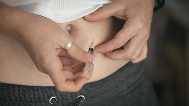 Insulin: Spritze bei Typ-I-Diabetes